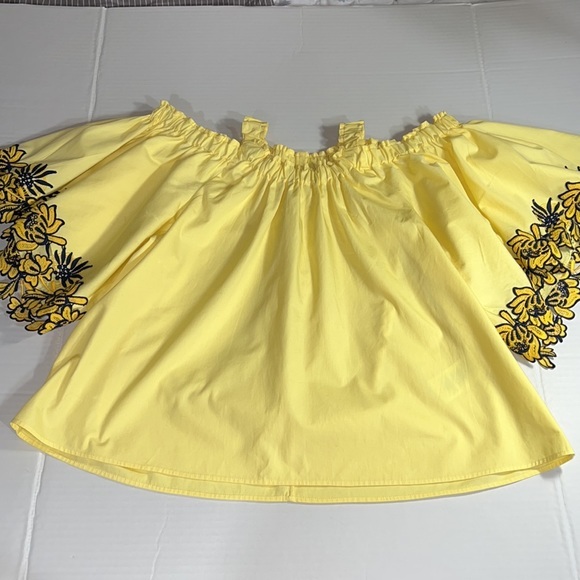 Sandro Embroidered Cold Shoulder Top✨ - Picture 11 of 11